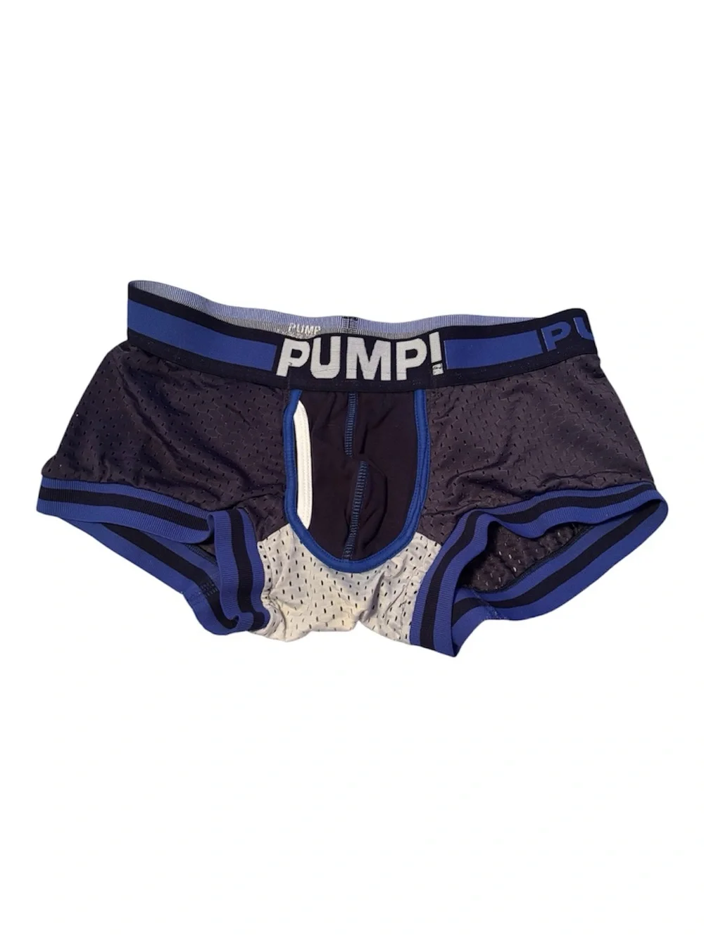 PUMP! Men’s Mesh Briefs Pack — Red, Blue, Navy, Orange